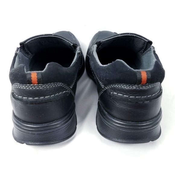 Clarks Mens Black Shoes Loafers 11 M Slip On - Picture 5 of 8
